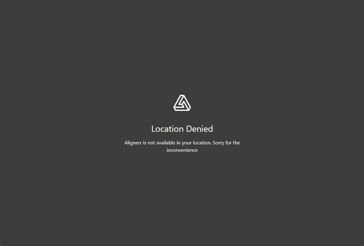 Alignerr location denied screen reading Alignerr is not available in your location, sorry for the inconvenience